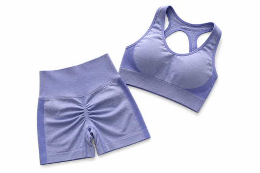 Set Deportivo Lila - Top + Shorts